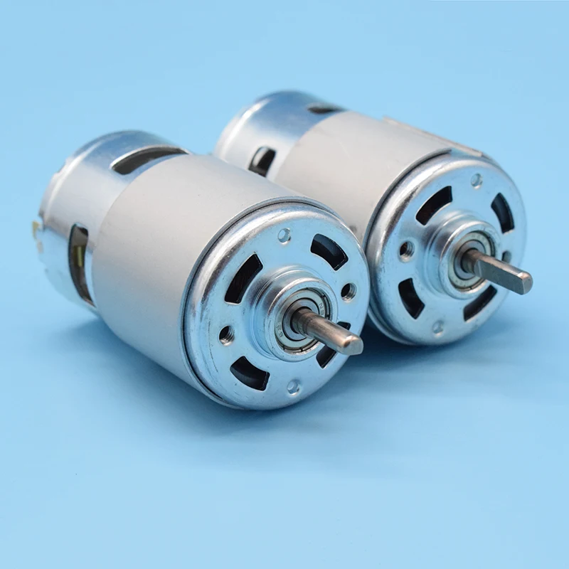 Rc Car Boat High Speed Motor 12V-24V Ball Bearing Large Torque High Power Low Noise Motor For Rc Trawler Rc Bait Fishing Boat