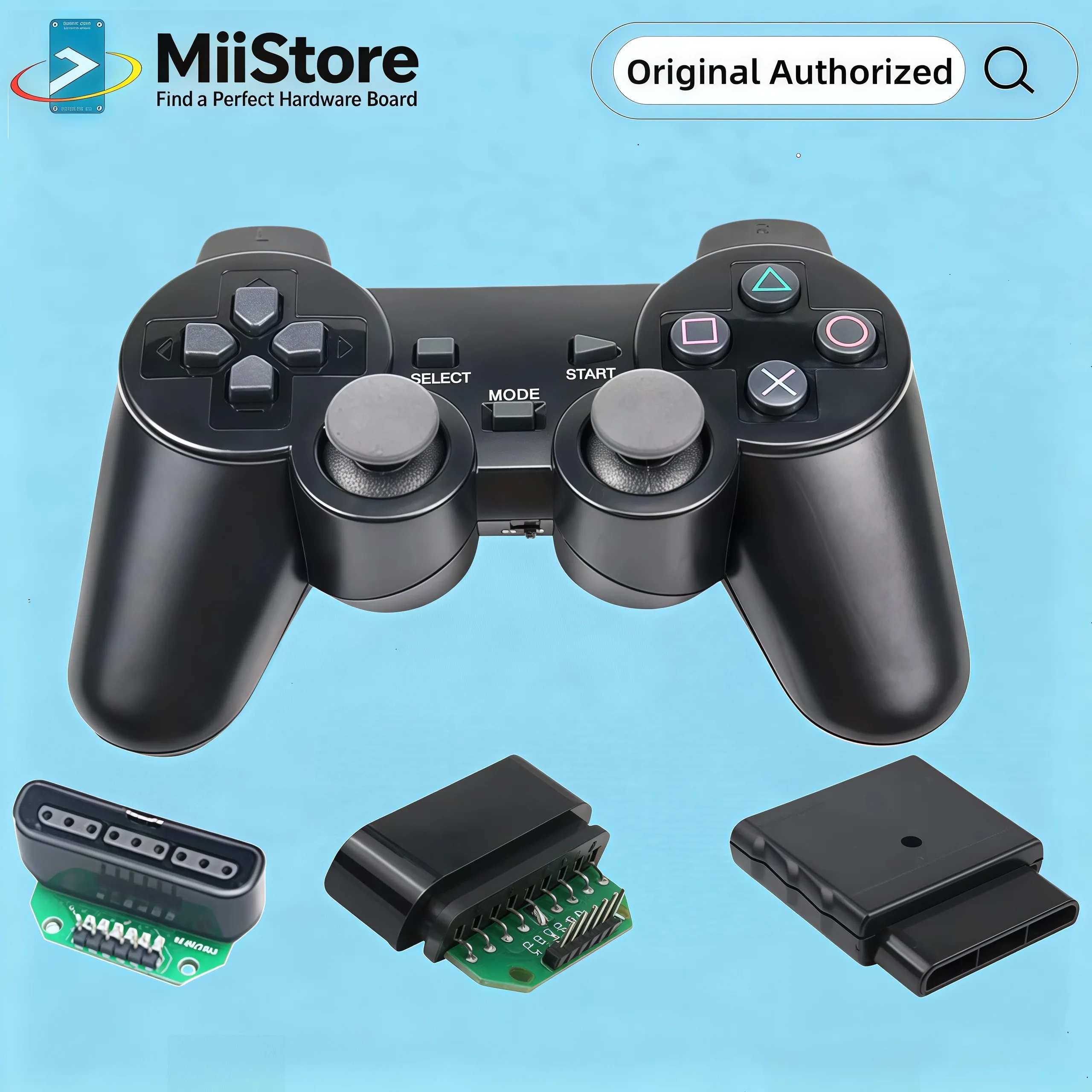 PS2 Wireless Remote Control Handle Intelligent Car Robot Accessories Remote Control DIY Accessories