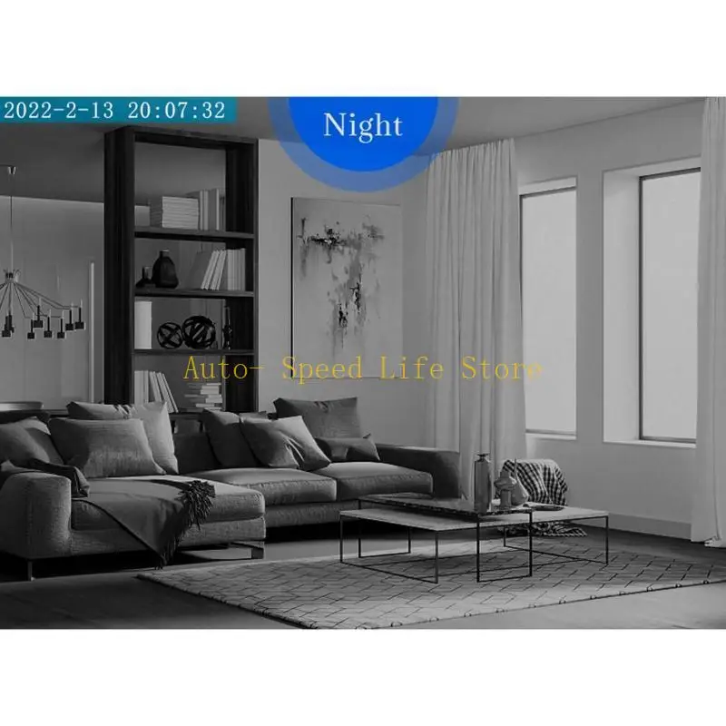 02DA كاميرا مراقبة منزلية لاسلكية 4K لكاميرا عالية الدقة تعمل بالأشعة تحت الحمراء ليلاً داخليًا وخارجيًا #2