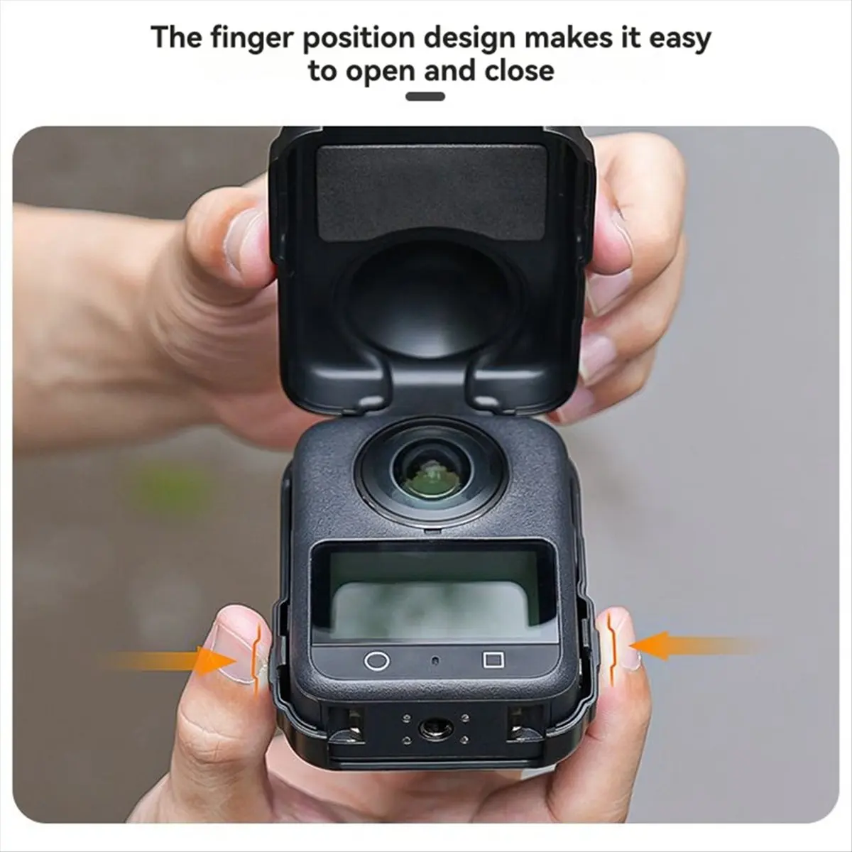 Half-Open Expansion Protective Case for 360 Storage Box Cover Anti-Drop Lens Screen for 360 Camera,A
