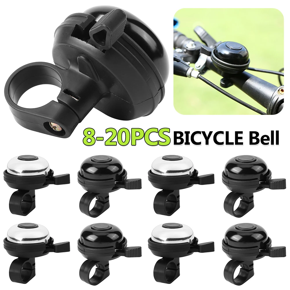 

8-20PCS Mini Bicycle Bell MTB Mountain Road Bike Horn Sound Alarm Safety Bicycle Bells Ring for Safety Cycling Accessories