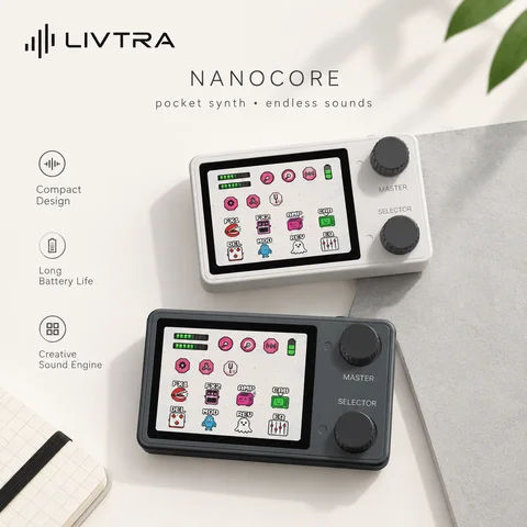 Livtra Nanocore Mini Guitar Multi Effects Processor Portable Pocket Audio Interface For Electric Guitar Recording Performance
