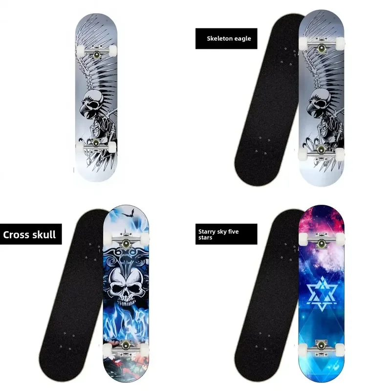 for  Street Scooter Adult 31 inch Maple Board 80x20 Four Wheel Set Suitable for Beginners  Board 3108