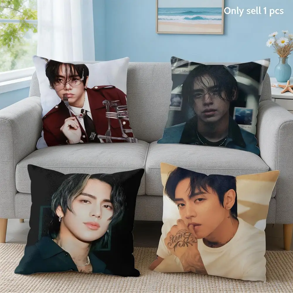 Popular Singer D-DPR IAN Cushion Cover Soft Short Plush Throw Pillow Cover Hidden Zipper Cutecore Sofa Bedroom Home Decor