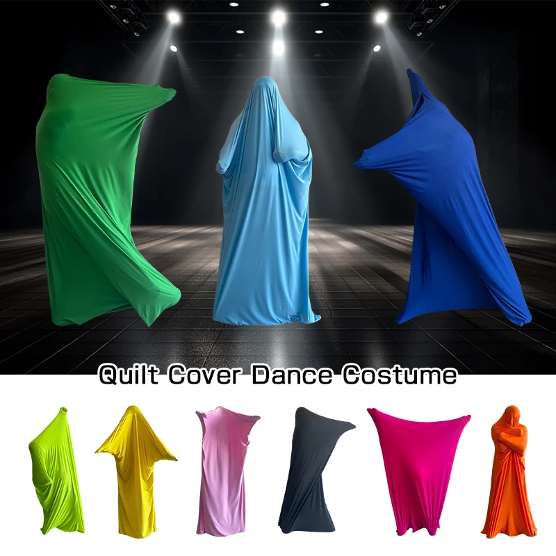 

Quilt Cover Dance Costume Annual Meeting Funny Performance Dance Props Cloth Bag Dance Party Festival Stage Performance Costum