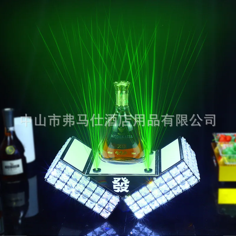 

Стойка для выставки товаров Spade A Champagne King для винного бара, письменная лазерная стойка для вина XO, витрина для бара