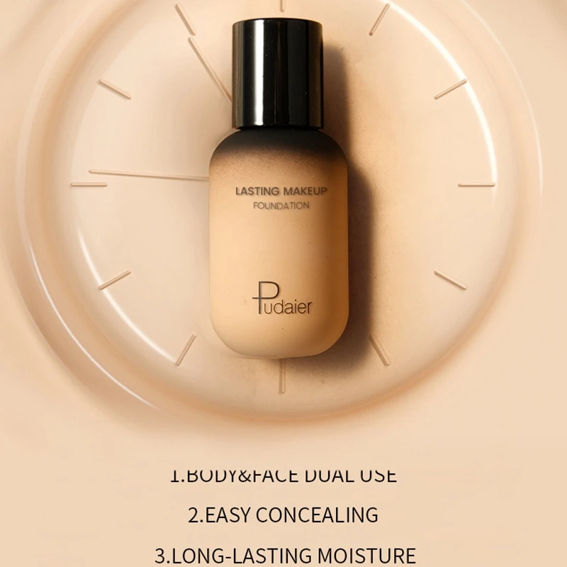 40ml Professional Concealing Makeup Matte Tonal Base Liquid Cosmetics Foundation Cream For Face Full Coverage Make Up