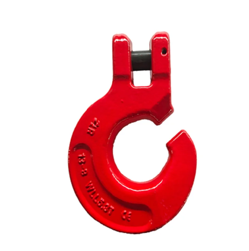 3-5Ton G80 clevis U type forest hook hauling wood logging C slip hook wire rope chain connector Drum hook forged