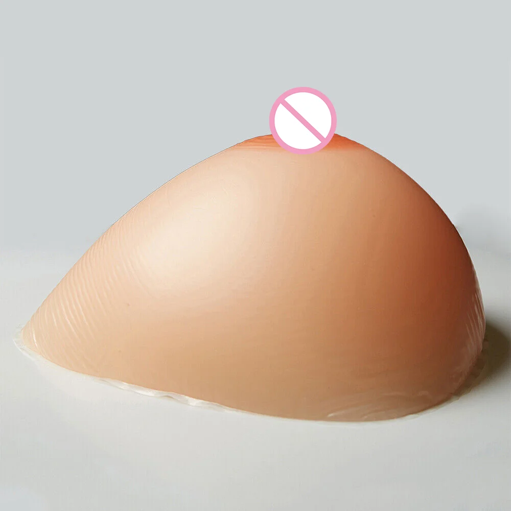 Silicone Realisitc Breast Forms Crossdresser Sticky Boobs Self-adhesive Realistic Big Boobs 2Pcs Tit Pad for Shemale Cosplay