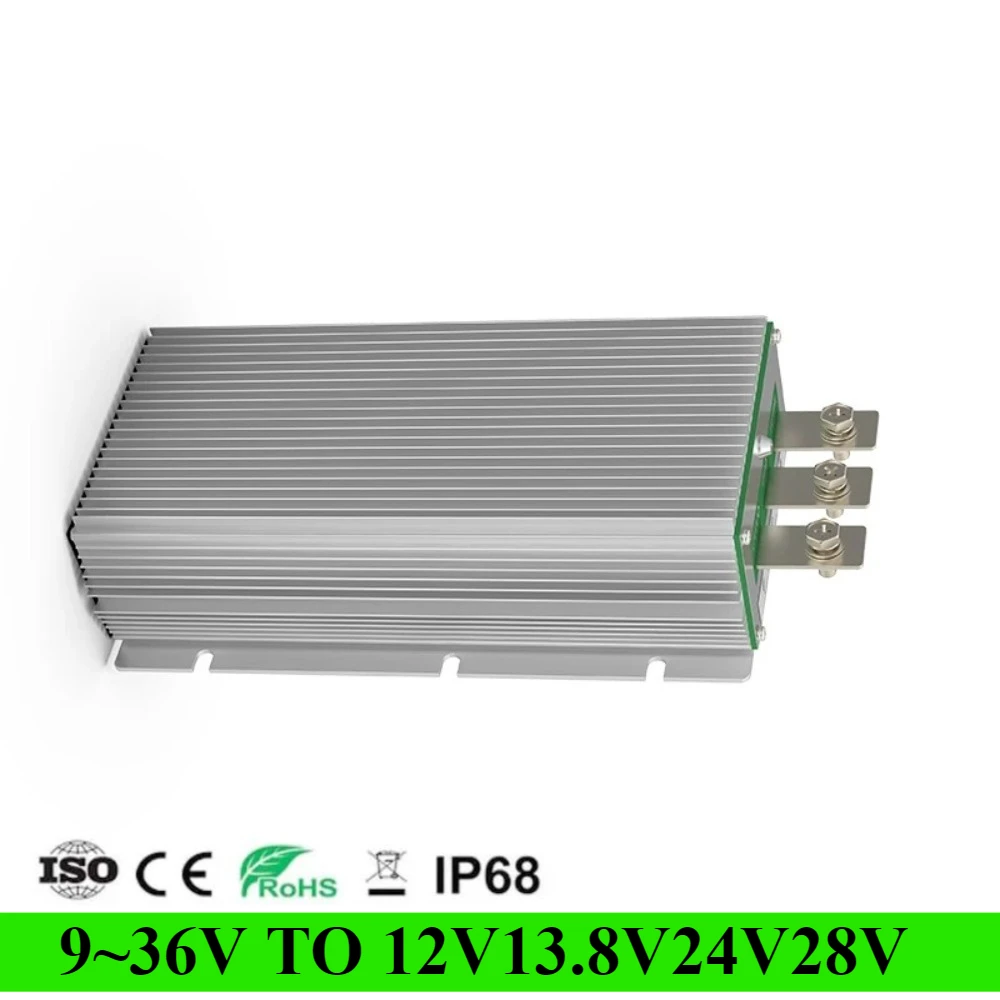 

Wide Voltage Input 9-36V to 12V28V13.8V24V50A60A Voltage Regulator 30-60V to 36V DC Power Converter Inverter Transformer CE