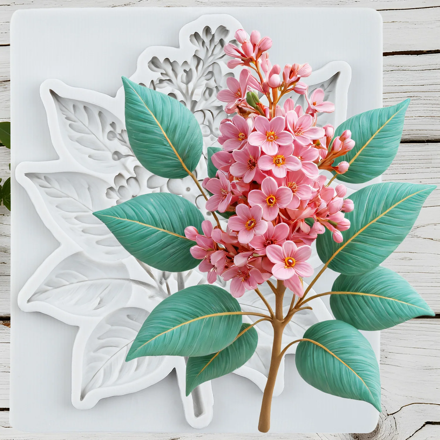 

Силиконовые формы для цветов, листья, помадка, инструменты для украшения торта, топпер для кексов, шоколадные конфеты, ремесленная резинка, паста, полимерная глина