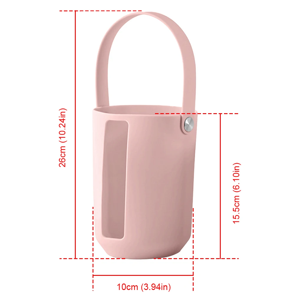 حامل زجاجة مياه بأكمام واقية مع مقبض محمول لزجاجة المياه ملحقات الأكمام لكوب ستانلي 40 أونصة