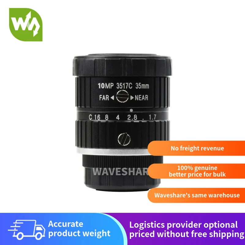 

Makerseek & Waveshare 35mm Telephoto Lens for Pi[18155]【Price without Shipping fee】