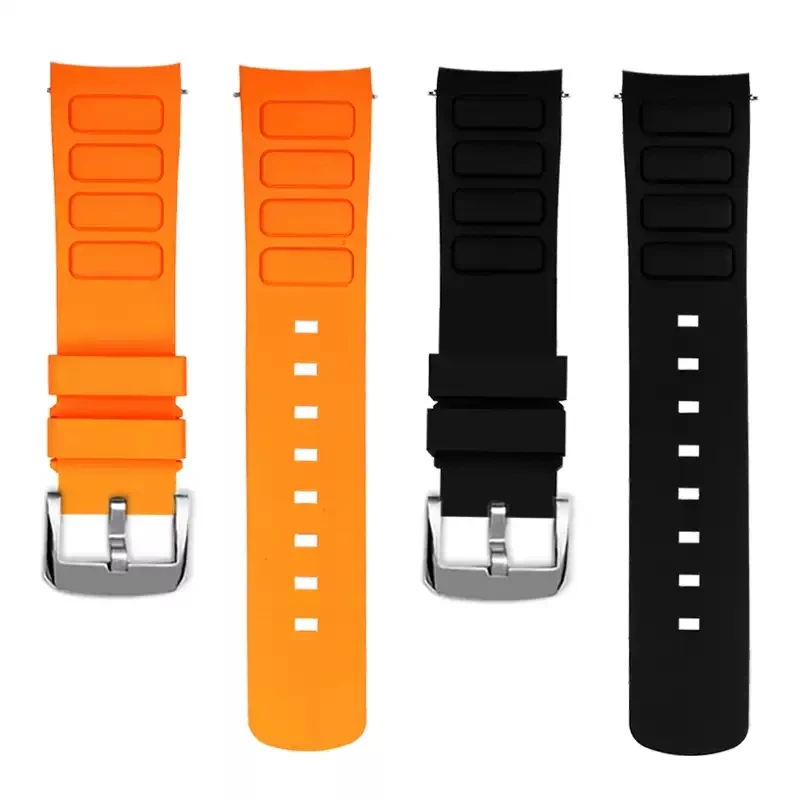 

High quality Watchband For Mido Multifort TV M049.526 Waterproof Rubber Watch Strap M049 Curved Interface Silicone bracelet 22mm