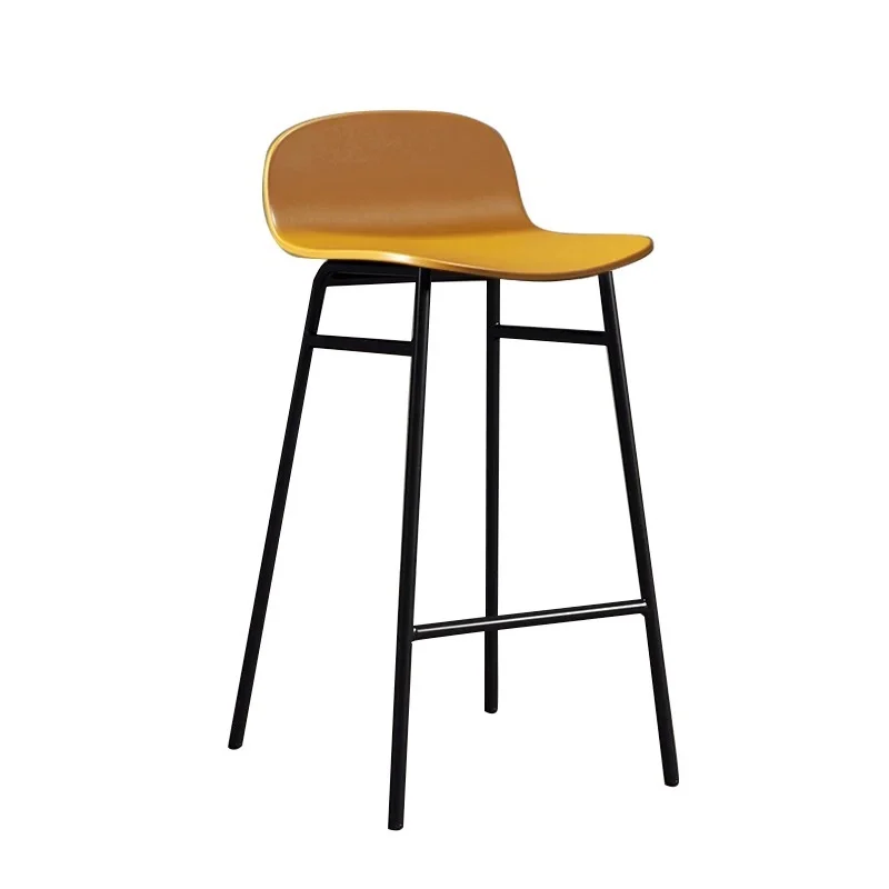 Design Library Bar Chair European Waterproof Dining Study Salon Bar Stool Living Room Nti Scratch Taburete Alto Home Furniture