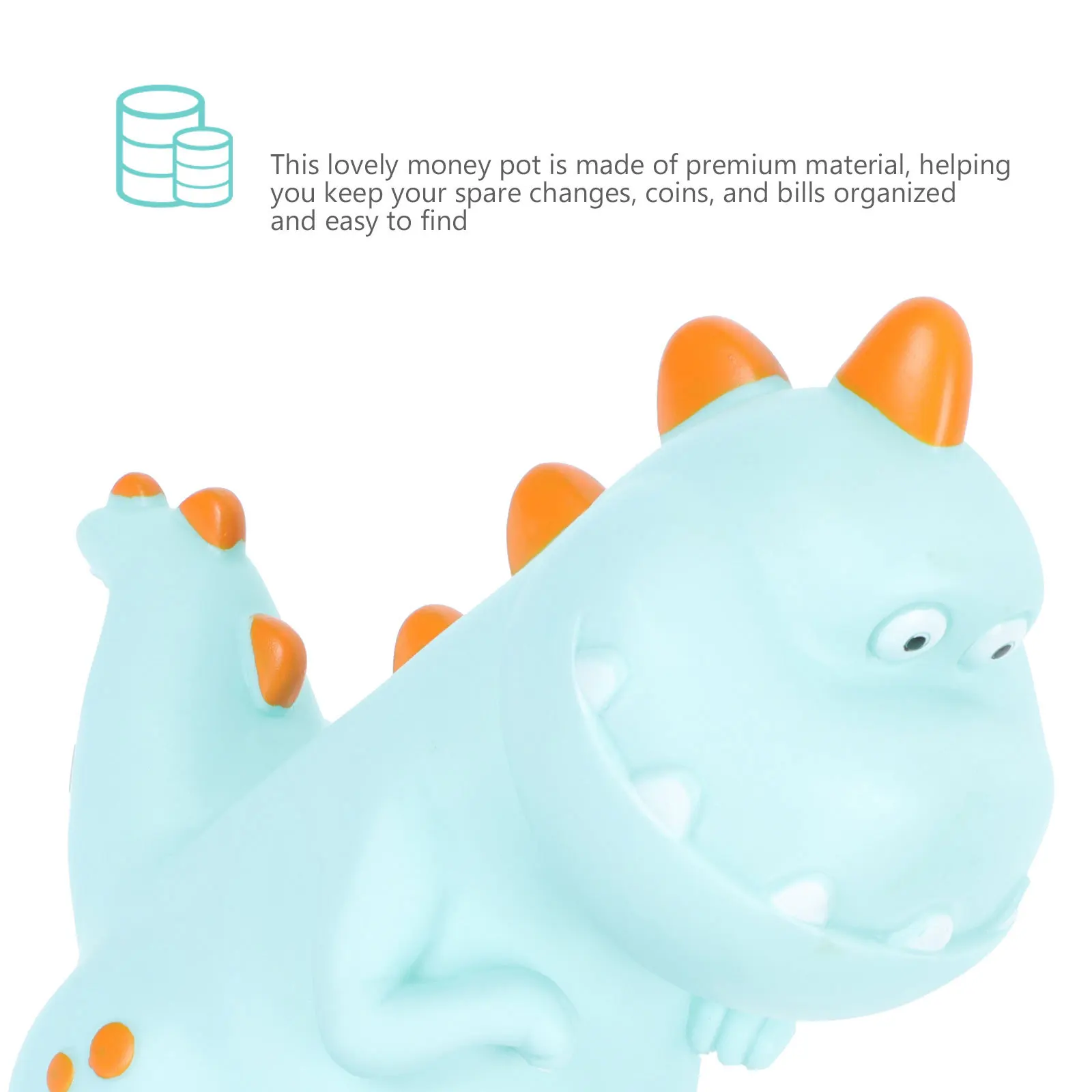1 قطعة وعاء توفير الديناصور الاطفال حامل المال سطح المكتب ديكور الإبداعية عملة تخزين الحاويات هدية عيد ميلاد توفير وعاء #3
