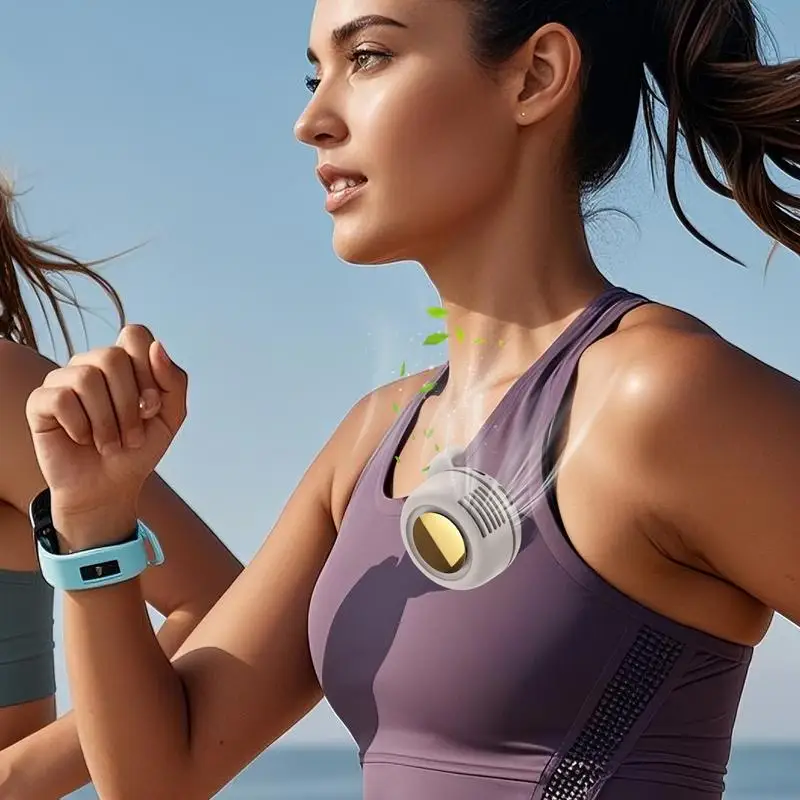 

Waist Fan Clip On Cooling Small Fan With Clip Bladeless Rechargeable Powerful Air Cooler Quiet 3 Speeds Adjustable Cool Gadgets