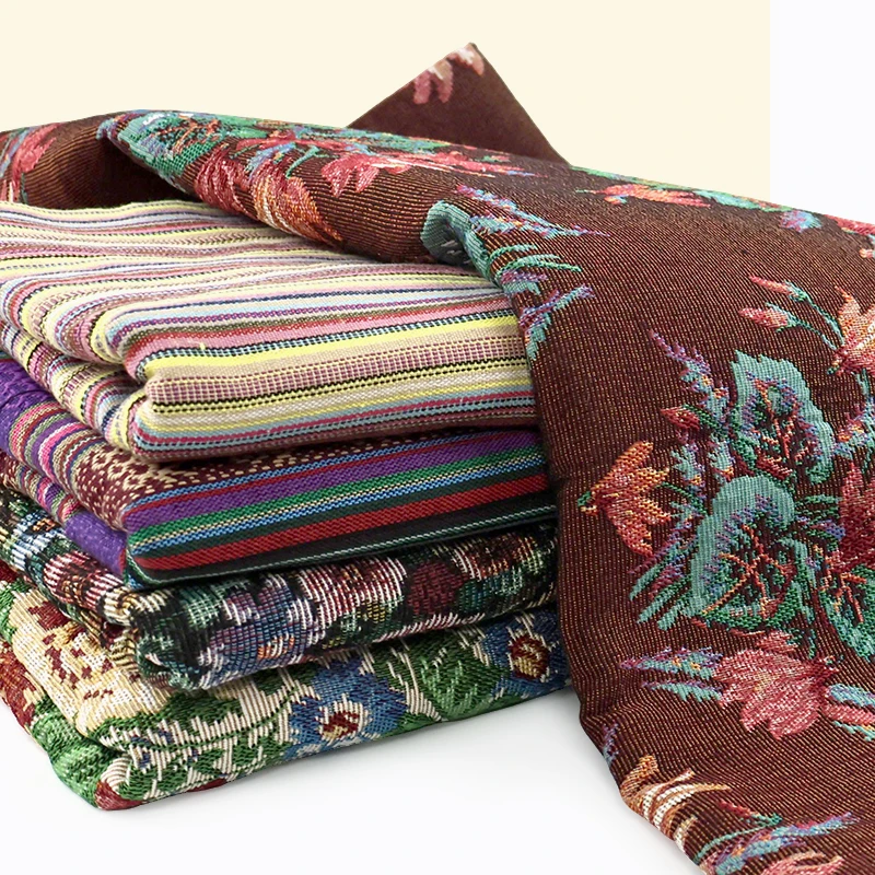 

100*150cm Jacquard Fabric Ethnic Style Characteristic Fabrics Sofa Pillowcase Clothing Sewing Cloth DIY Home Textile Accessories