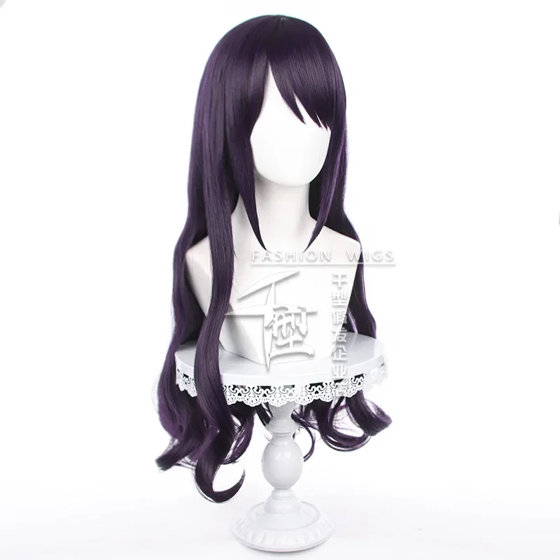 Anime My Dress-Up Darling Cosplay Marin Kitagawa Wig Sexy Bunny Girl 70cm Curly Dark Purple Heat Resistant Synthetic Hair Wig