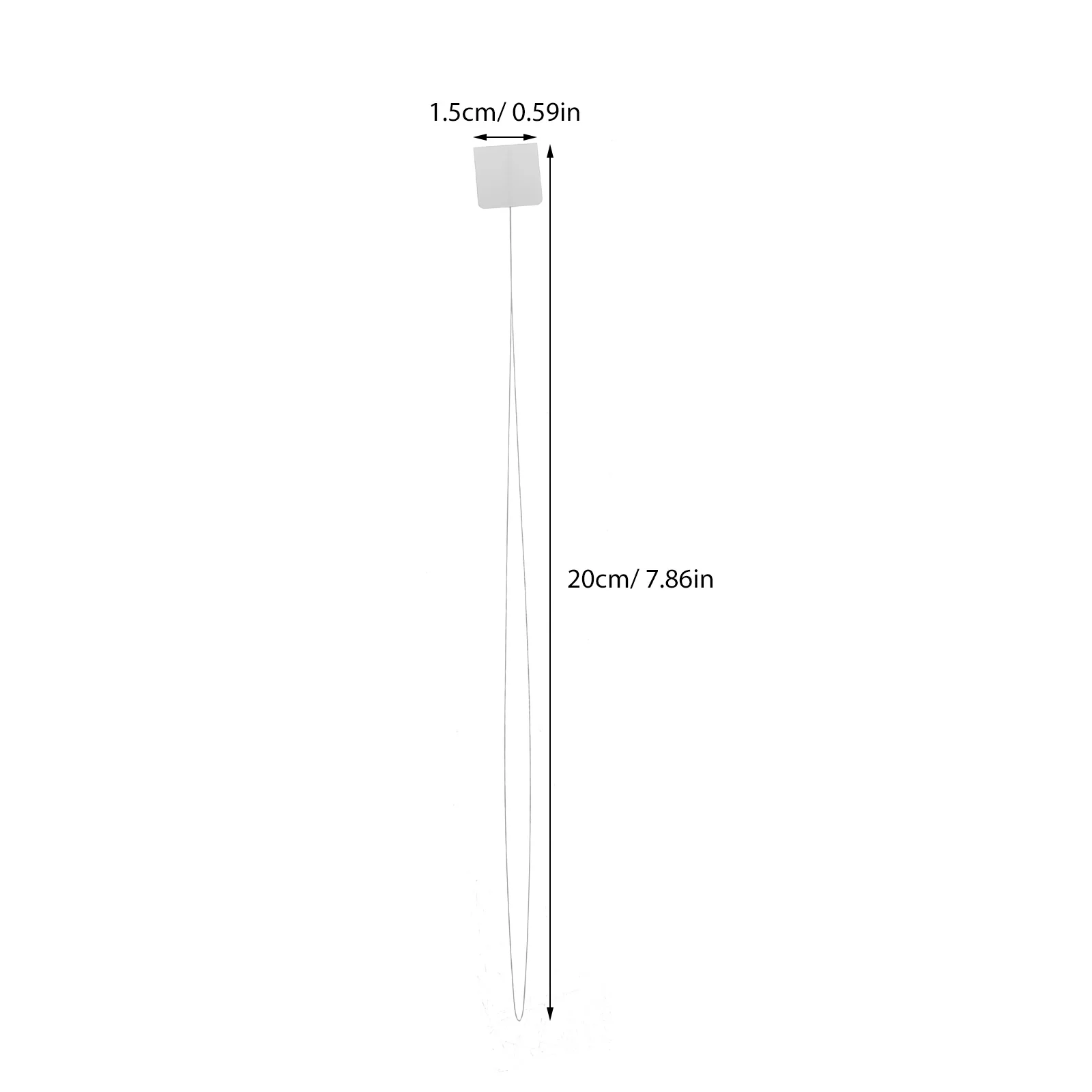 20개 스틸 니들 스레더 긴 와이어 루프 스레드 헬퍼 자수실 크로스 스티치 바느질 실 꿰기 도구 12.5cm