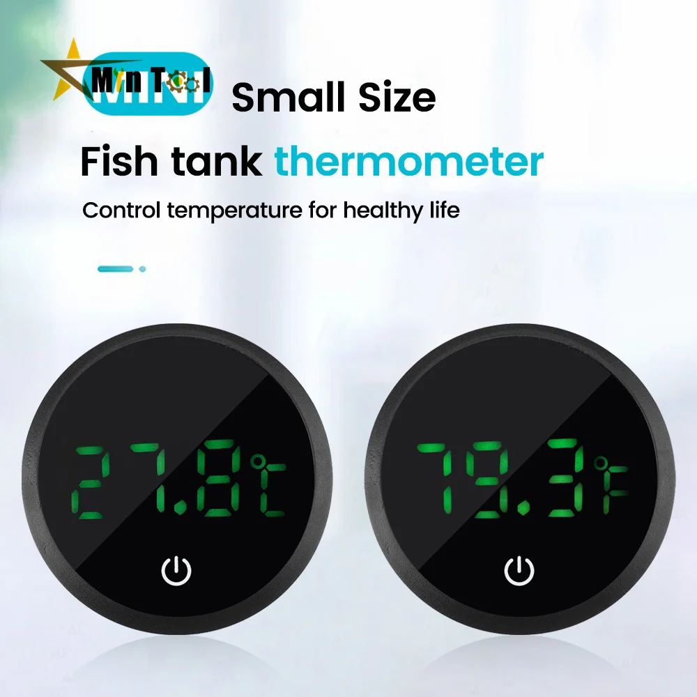 Fish Tank Thermometer Digital Fish Tank Accessories With Led Hd Display Fish Tank Pet Accessories