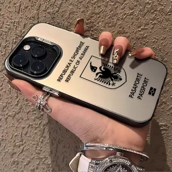 Matný pevný kryt s motivem Maroka a Albánie pro iPhone 16E 16 15 14 Pro Max 13 12 11 Plus XS X XR 8 7 SE 2020, nárazuvzdorný zadní kryt 8 nejlepší prodej Pouzdro na iPhone Maroko - №1