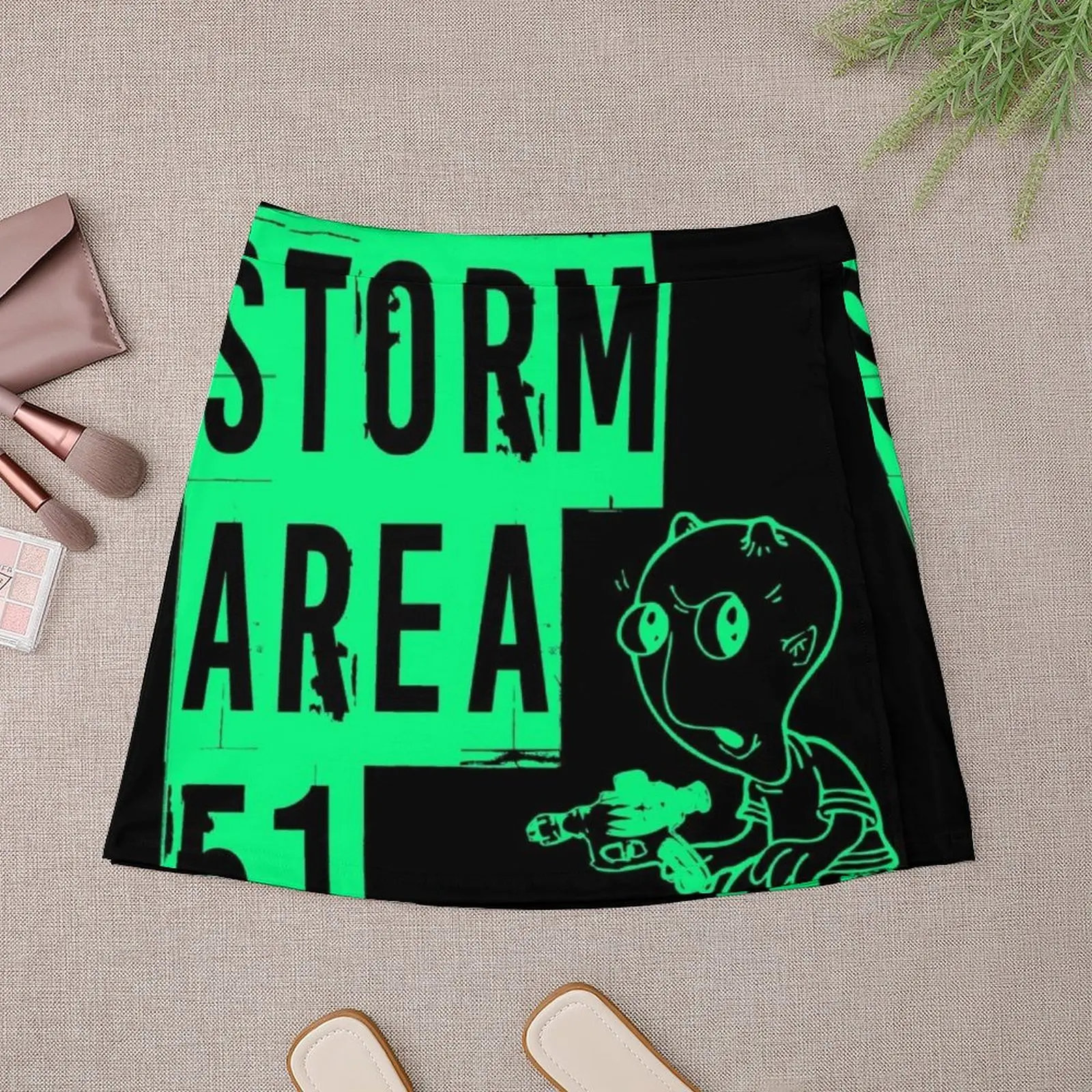 Storm Area 51 Alien Mini Skirt mini denim skirt Summer dress