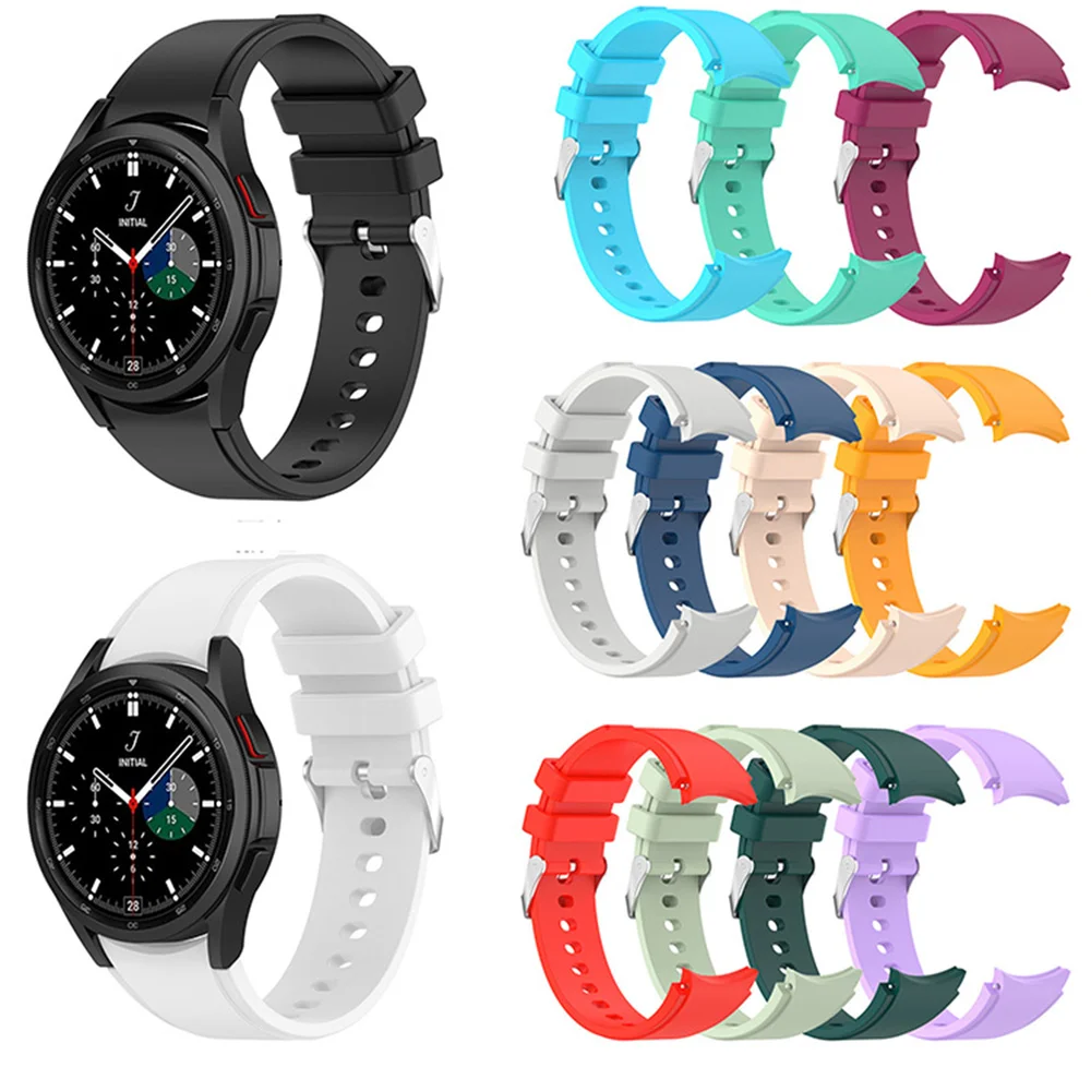 

Multi Color Silicone Watchband Bracelet for Samsung Galaxy Watch5/4/4 classic Watch Strap Accessories