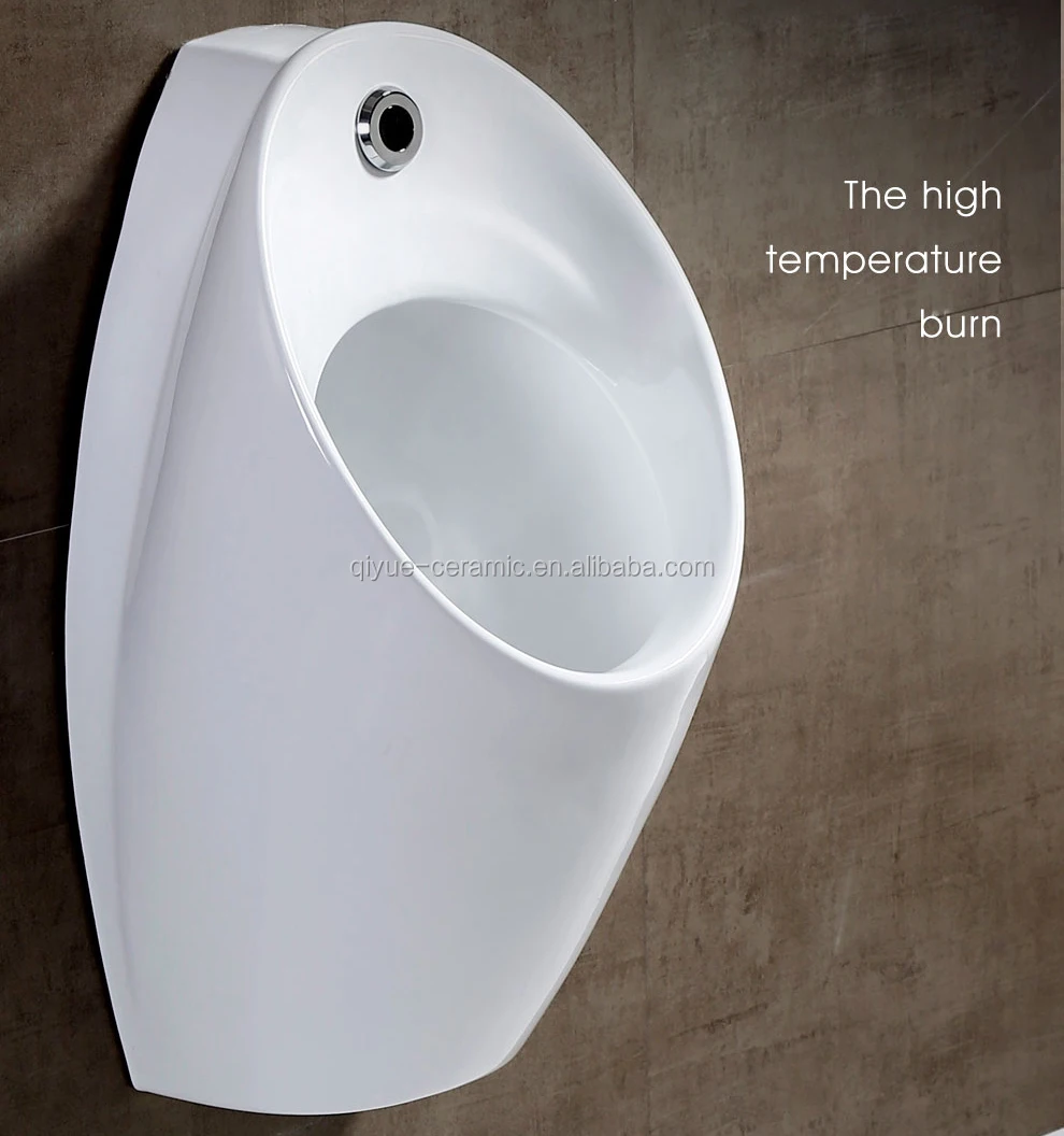 Hochwertiges WC-Wand-Urinal, wassersparendes Keramik-Urinal mit öffentlichem Auto-Sensor