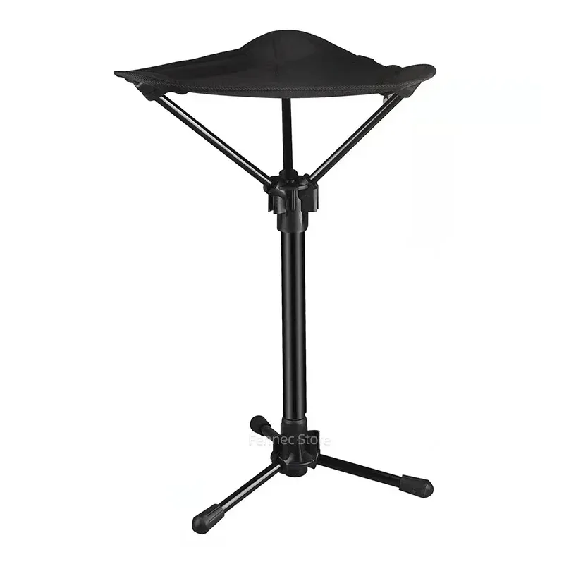 Telescopic Triangle Stool One Leg Stool Mini Portable Outdoor Travel Queuing Camping Maza Fishing Chair Beach Chair Stool