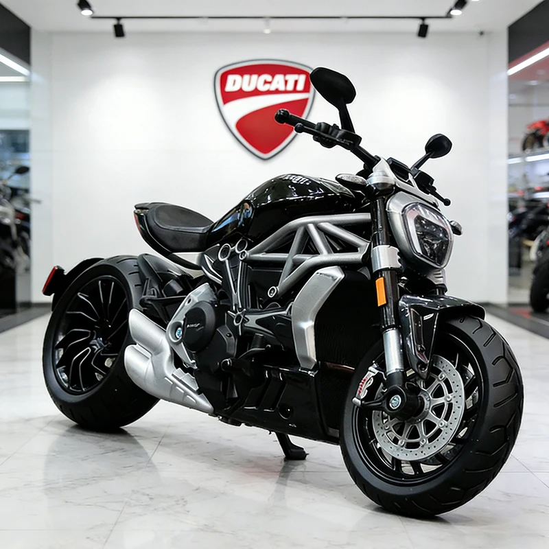 

Maisto 1/12 DUCATI X Diavel S 2021 Die Cast Motorcycle Model Toy Vehicle Collection Shork-Absorber Off Road Autocycle Toys Car