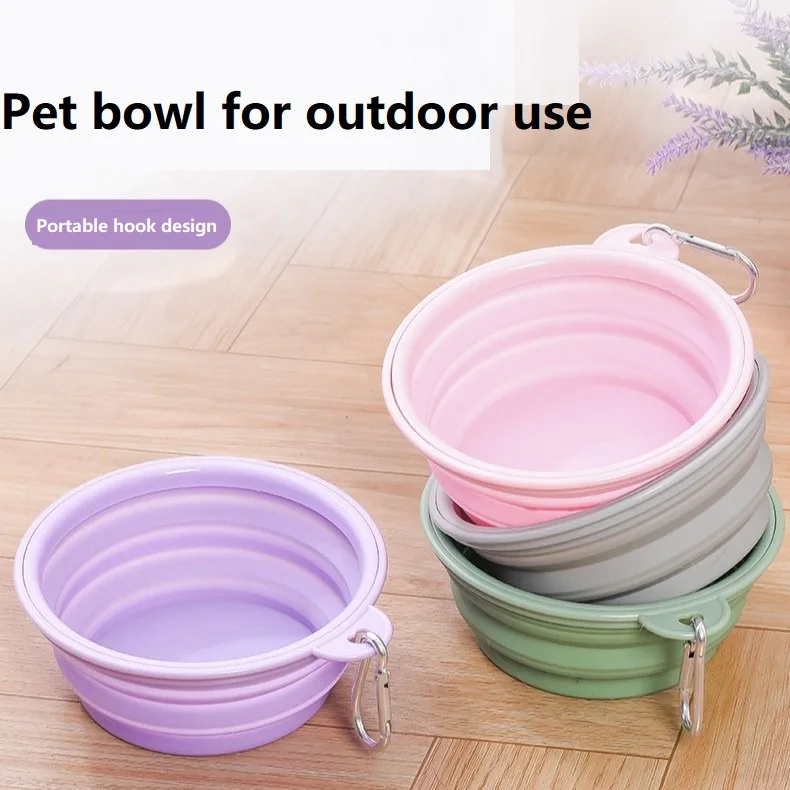 350ML Folding Dog Dish Collapsible Pet Bowl Water for Dog Drinking Bowl Cat Water Bowl Drinking Fountains for Dogs gallery 4