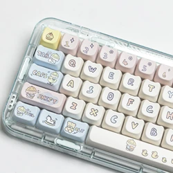 JCM MAO-Capuchons de clavier d'oreille de profil d'anime mignon, clavier mécanique de jeu, interrupteur MX, Picabara de maternelle, GK75