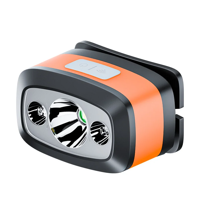 Head Mounted Protective Strong Light Rechargeable Headlamp Long Endurance Lithium Battery for Fishing Mining Night Use