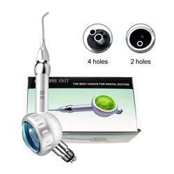 Dental Air Prophy Unit Teeth Whitening/Cleaning Spary Polisher Jet Oral Hygiene Prophy Use Sandblasting Gun with Copper Material