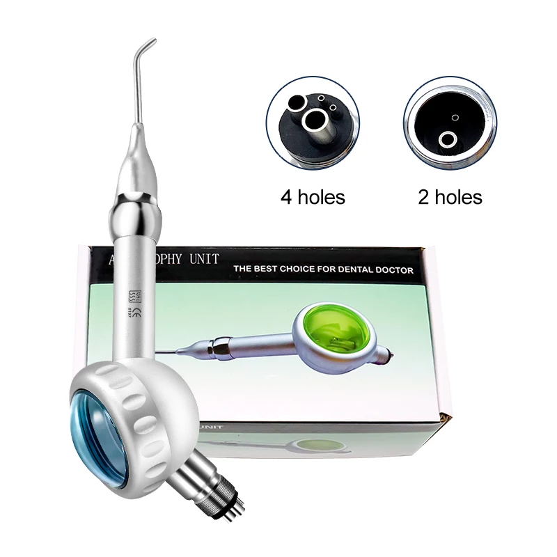 Dental Air Prophy Unit Teeth Whitening/Cleaning Spary Polisher Jet Oral Hygiene Prophy Use Sandblasting Gun with Copper Material