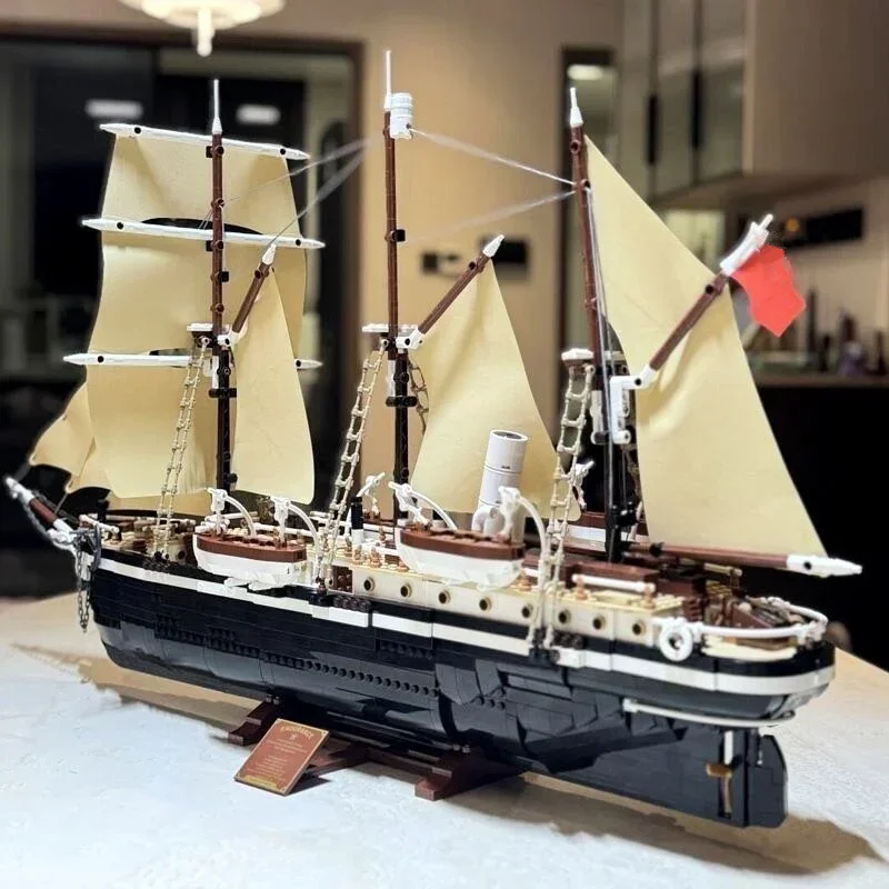2025 جديد 3011 قطع السفينة الأسطورية الإبداعية دائم نموذج قارب اللبنات مجموعات الالعاب ، هدية الكريسماس التعليمية للأطفال #3