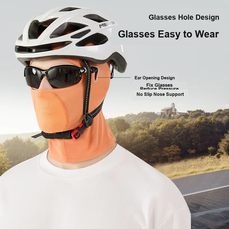 Riding Sun Protection Face Mask Non-shifting Motorcycle Liner Moisture Wicking UV Protection Neck Gaiter for Men and Women