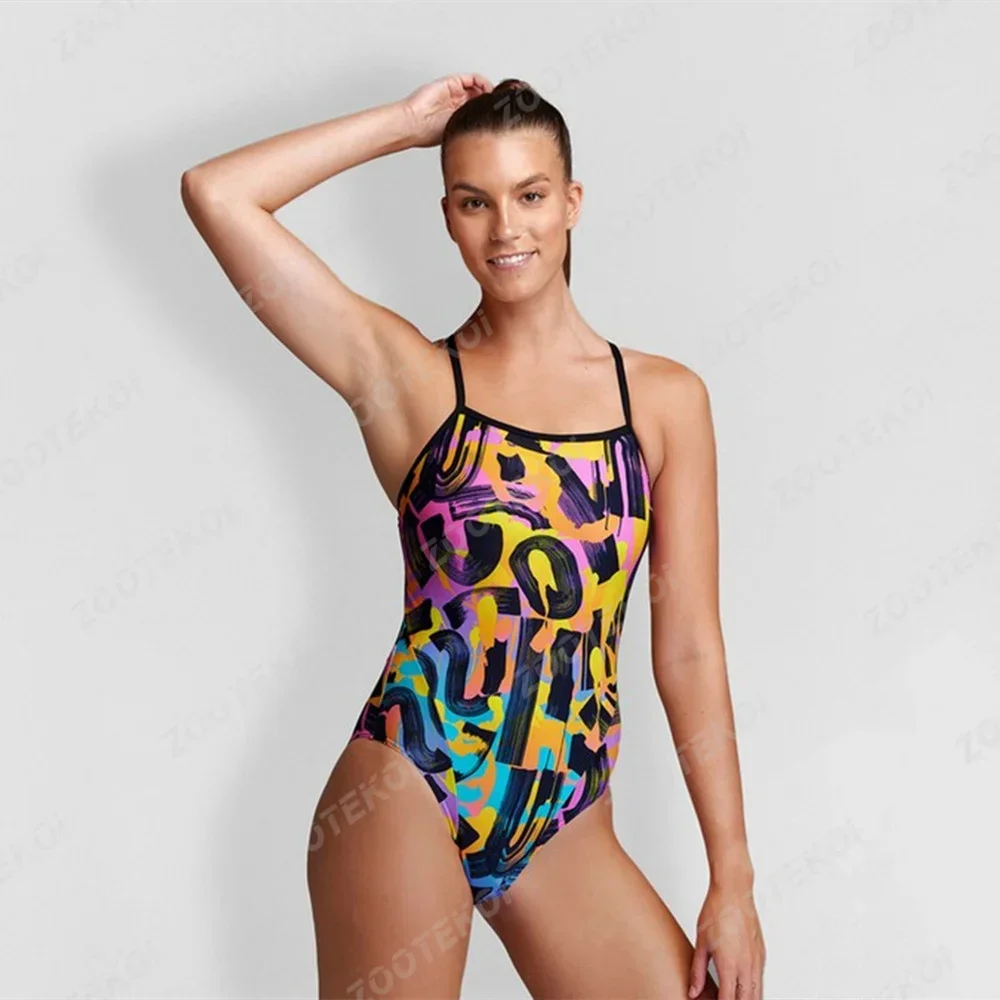 Funkita Female Swimsuit Bikini Sexy One-piece Comfortable Set Swimwear Functional Training Swimsuit Open Water Swimming Clothing