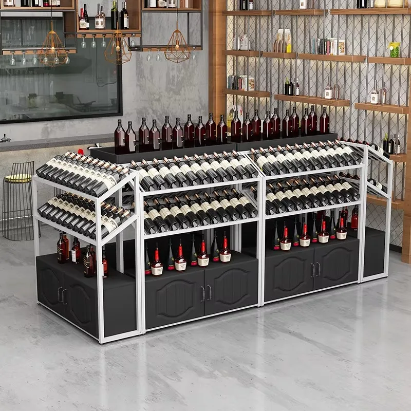 Kitchen Warehouse Shelves Steel Shelves Wine Retail Shelves