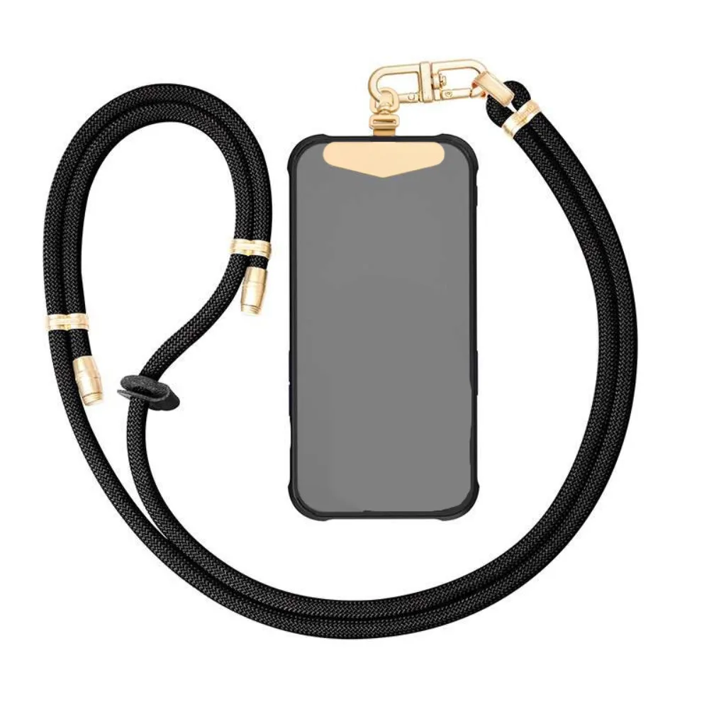 

Adjustable Mobile Phone Lanyard Long Detachable Crossbody Phone Strap Neck Hanging Metal Buckle Mobile Phone Chain