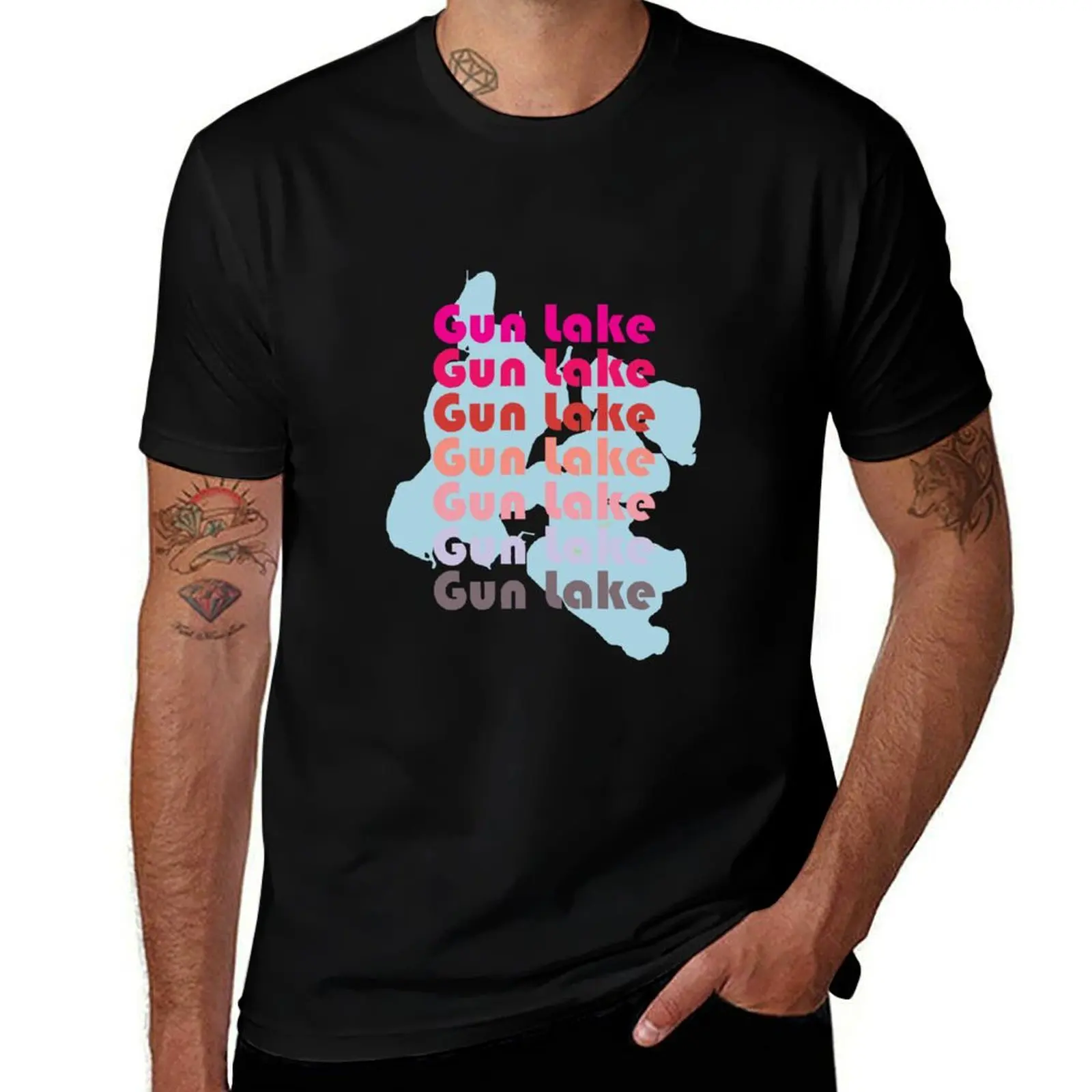

Gun Lake, Michigan T-Shirt graphic t shirts for man man t shirt designer