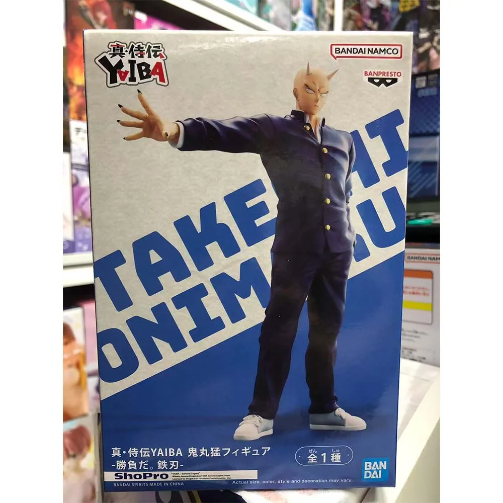 

BANDAI Onimaru Takeshi Shin Samurai YAIBA Fierce Anime Model Toy with Iron Blade Genuine Boxed Collectible Figure