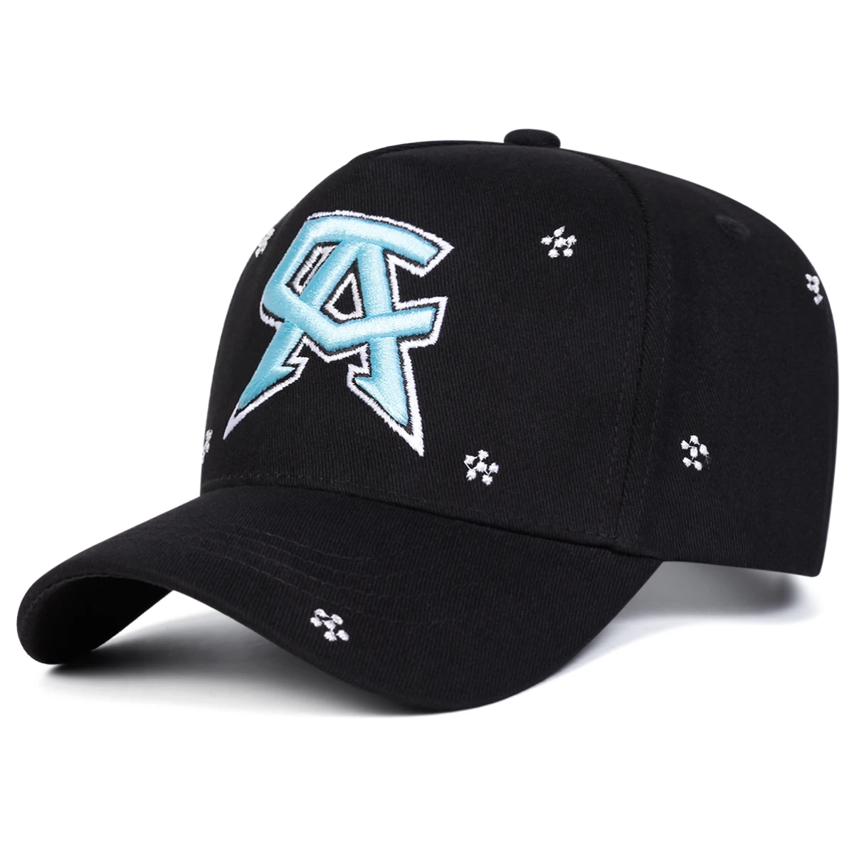 Unisex CA Buchstaben-Stickerei Baseballkappen Frühling Herbst Outdoor Verstellbare Freizeithüte Sonnenschutzhut Sportkappe