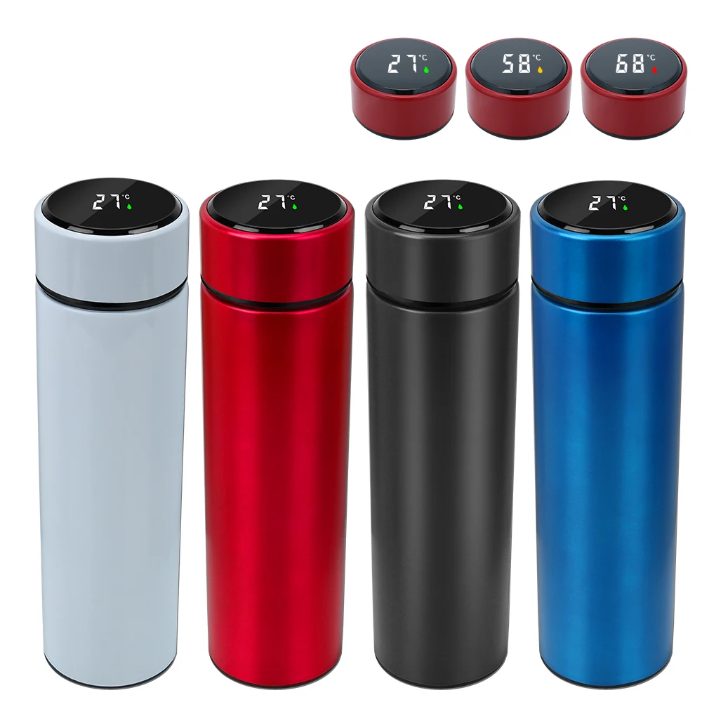 

Led Digital Temperature Display Stainless Steel 500ML Smart Insulation Cup Intelligent Thermos Temperature Display