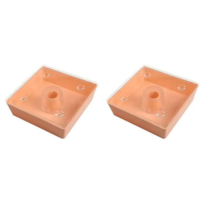 

ABHB-2X Кормушка для пчел, квадратная 2-литровая кормушка для улья, инструмент для пчеловодства, кормушка для пчеловодства с прозрачной крышкой, предварительно собранная