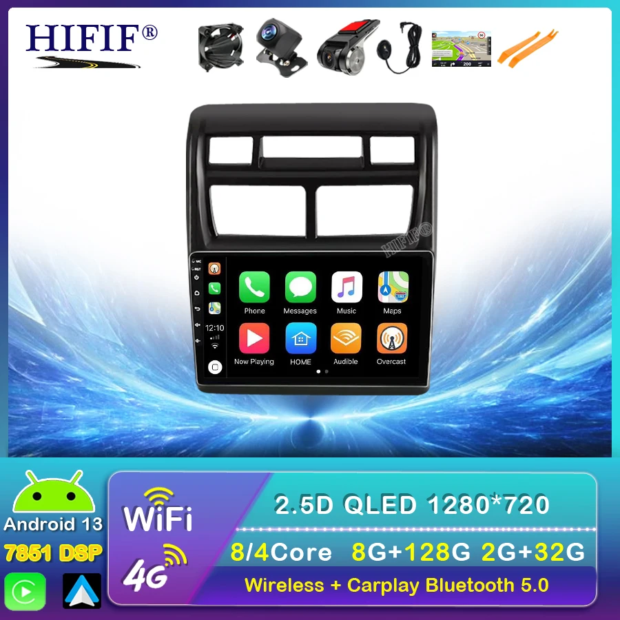 

Android 13 Car Radio For Kia Sportage 2 2008-2010 Multimedia Video Player 4G GPS Navigation Carplay No 2din 2 din dvd