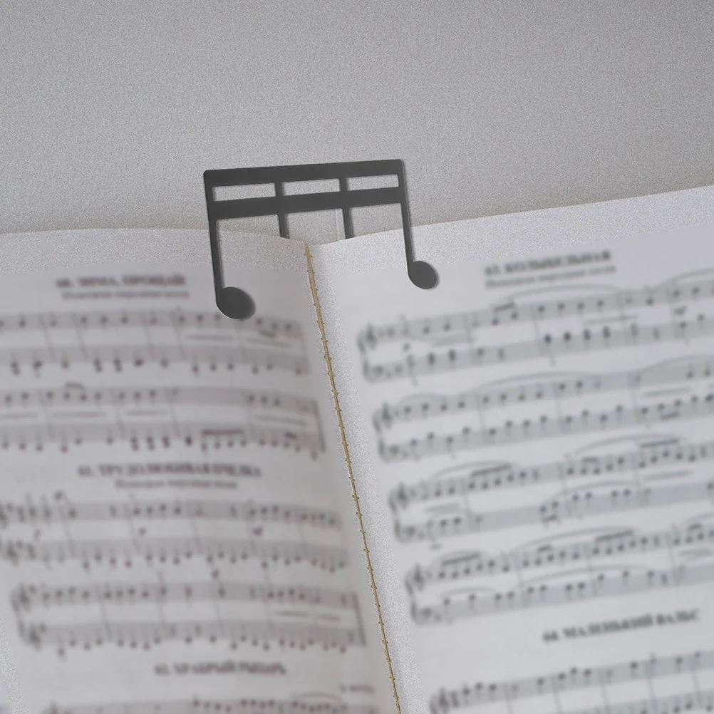 

2 Pcs Colorful M-type Spectral Clip for Holding Open Pages Holder Black Reading