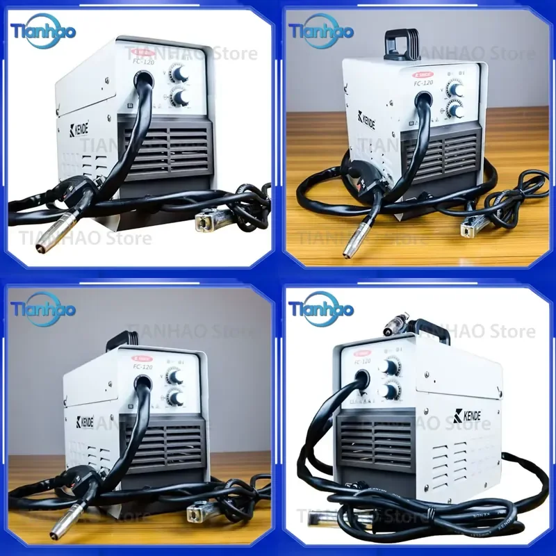 Soldadora Inverter IGBT para Máquina de Soldadura MINI Flux MIG, Varilla de 0.6MM 0.8MM, MIG sin Gas FC 120
