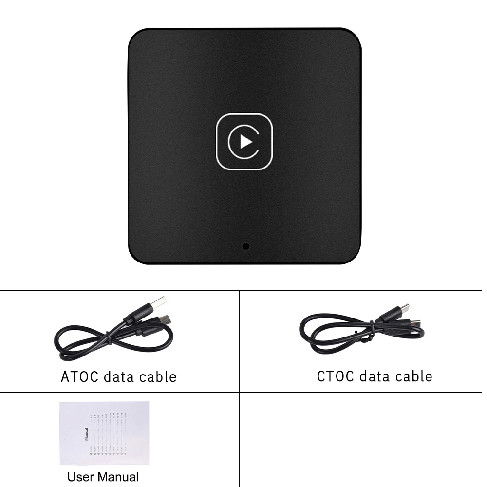 New Wired to Wireless Carplay Mobile Internet Car Machine Intelligent Box AUTO Adapter, Fast Transmission Compact and Portable